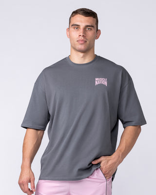 Creed Oversized Tee in Tornado – image 2