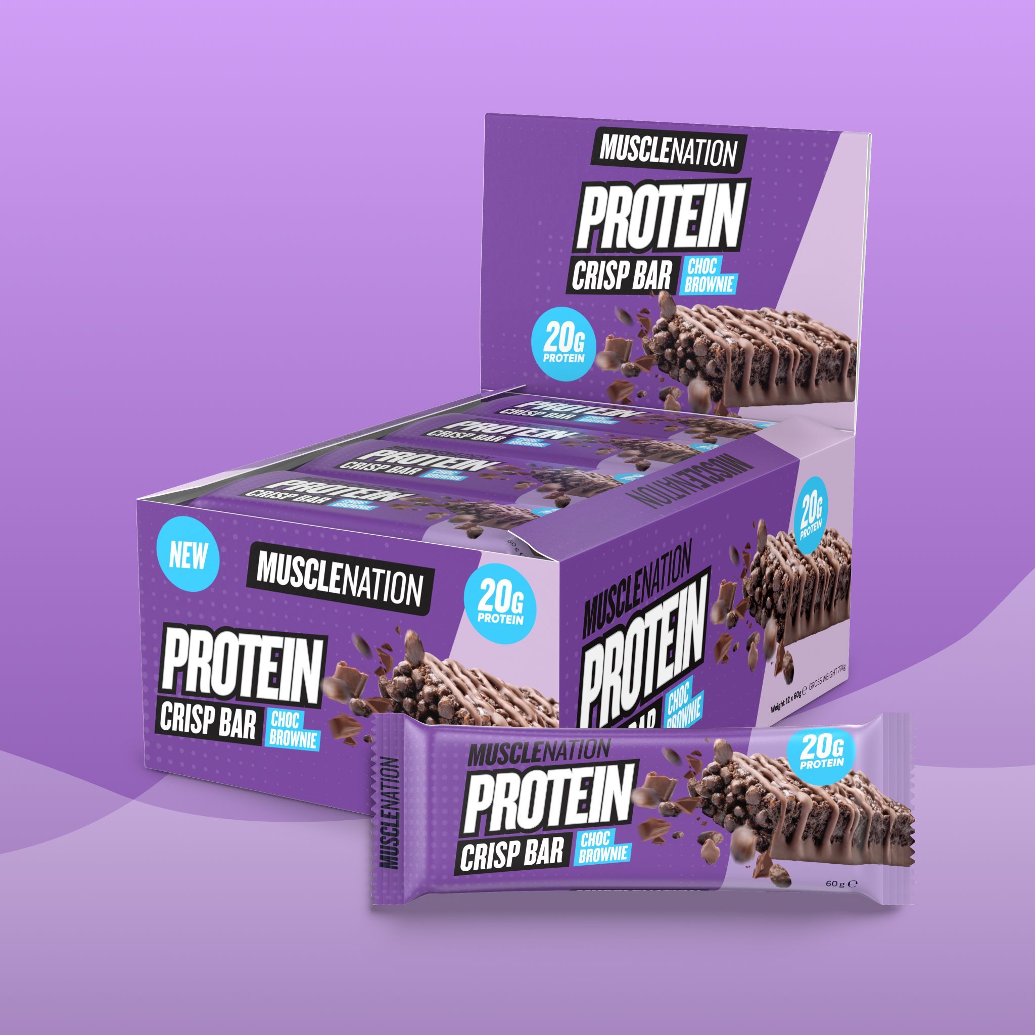 CRISP Protein Bar - Choc Brownie - Box of 12