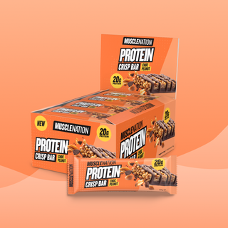 CRISP Protein Bar - Choc Peanut Bar - Box of 12-Protein Bars-MNSUPPS0425-19359054002521-1-Muscle Nation