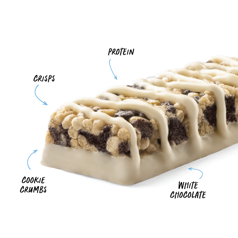 CRISP Protein Bar - Cookies & Cream - Box of 12-Protein Bars-MNSUPPS0298-19359054000923-2-Muscle Nation