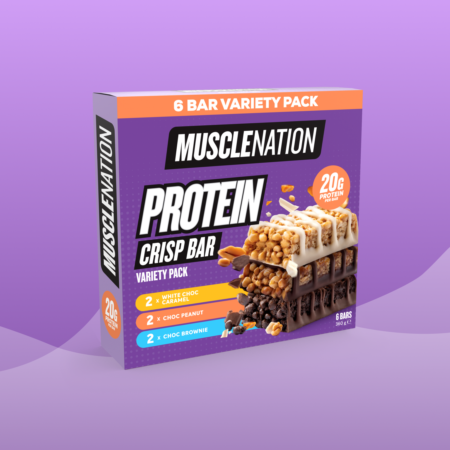 CRISP Protein Bar - CRISP Variety Pack - 6 Bars-Protein Bars-MNSUPPS0462-9359054003163-1-Muscle Nation