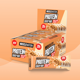 CRISP Protein Bar White Choc Caramel - Muscle Nation protein bar