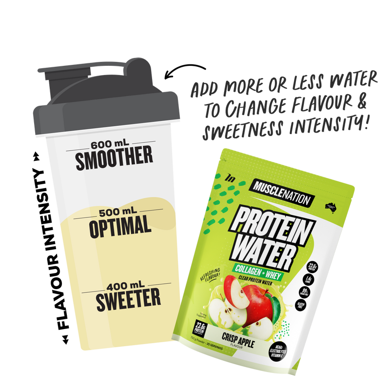 PROTEIN WATER - Crisp Apple - 25 serves-Protein Waters-MNSUPPS0304-9359054001251-3-Muscle Nation