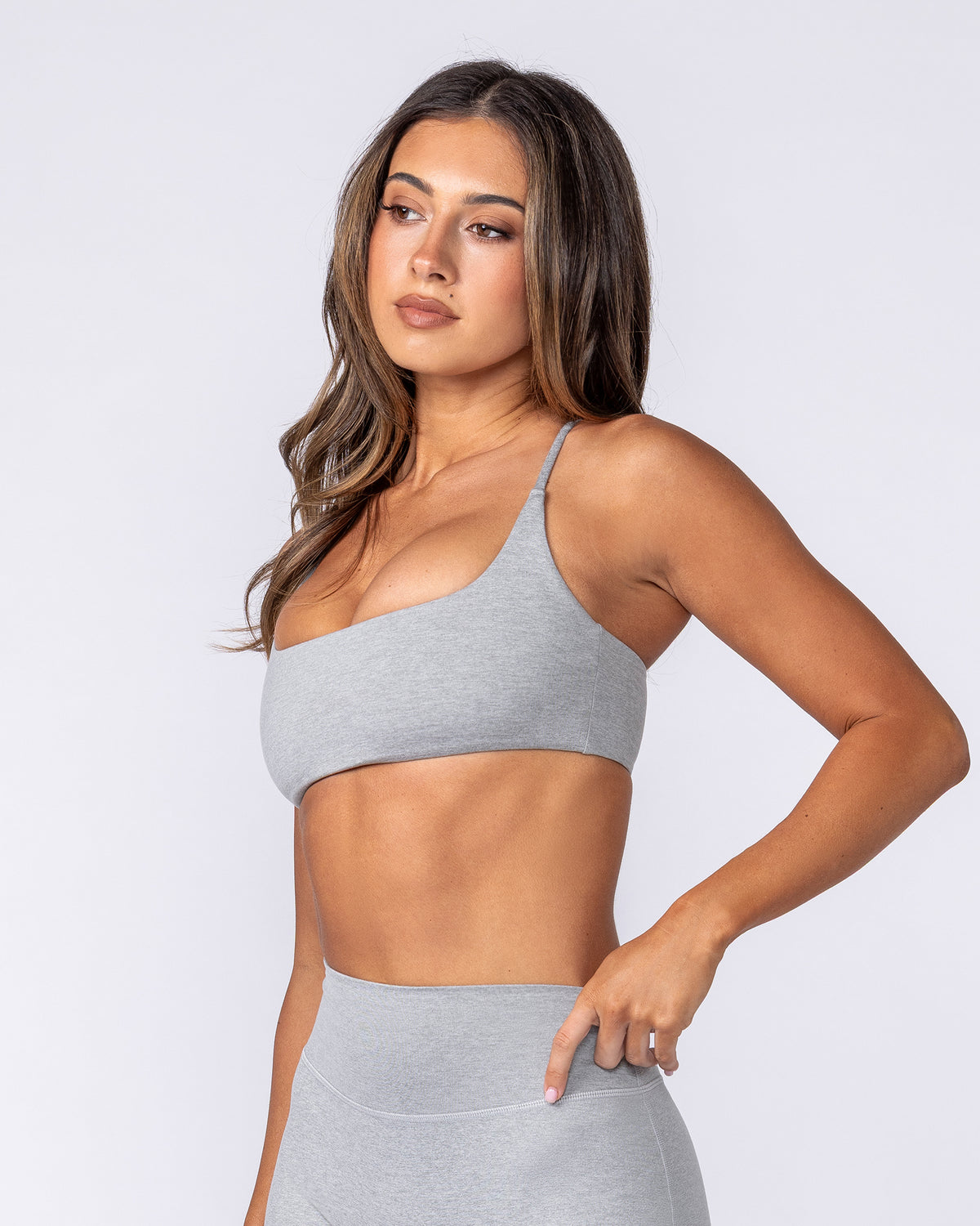 Crush Bralette - Light Grey Marl