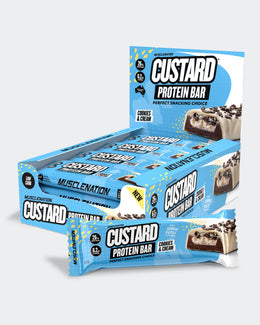 CUSTARD Protein Bar - Cookies & Cream - Box of 12