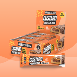 CUSTARD Protein Bar - Choc Peanut Butter - Box of 12-Protein Bars-MNSUPPS0216-19359054000312-1-Muscle Nation
