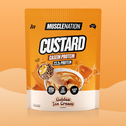 CUSTARD Casein Protein - Golden Ice Cream - 25 serves