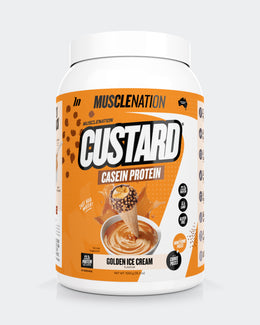 CUSTARD Casein Protein - Golden Ice Cream - 25 serves