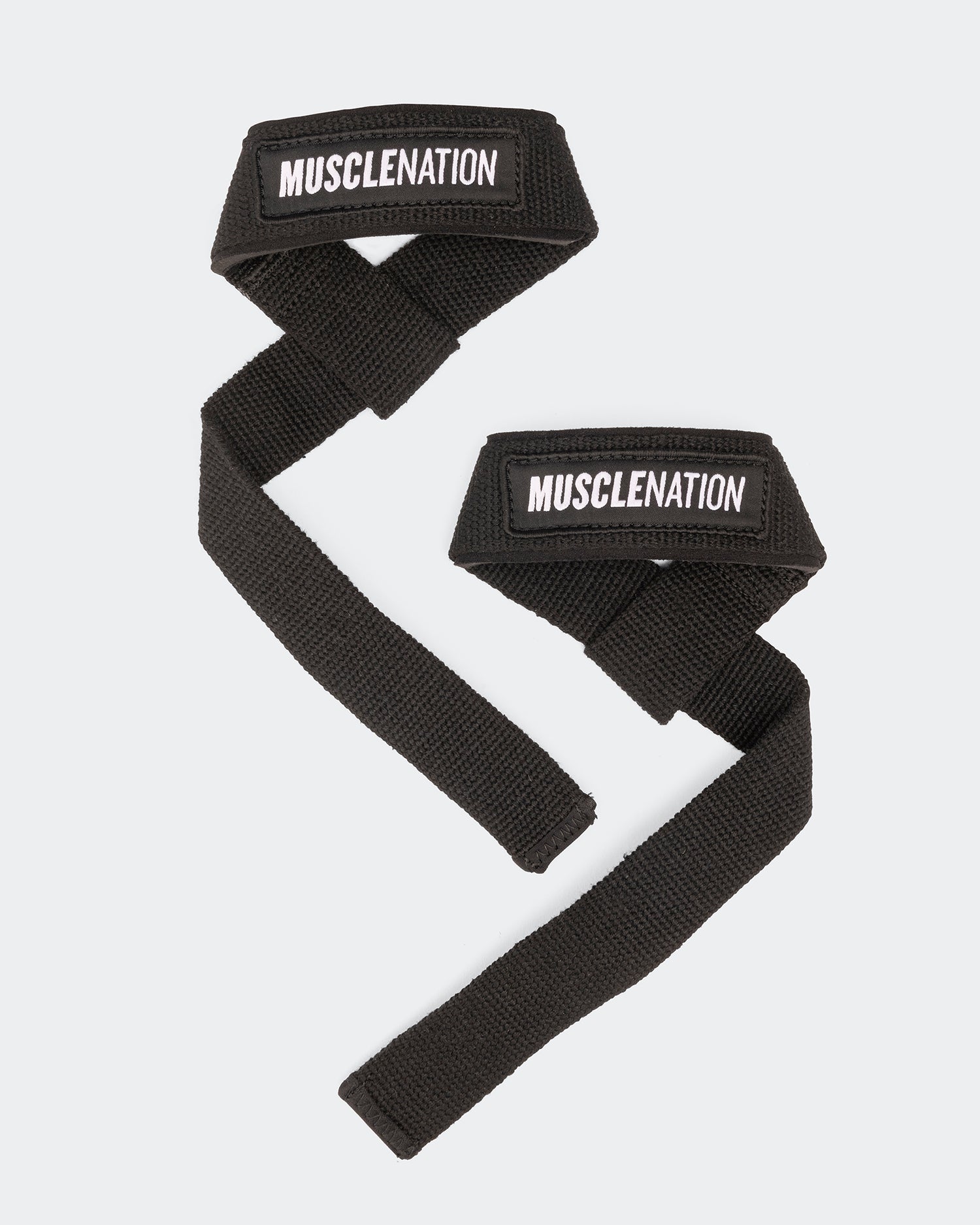 MN Lifting Straps - Black-Accessories-ACC1125207BLK-MNAPPRL47962-1-Muscle Nation