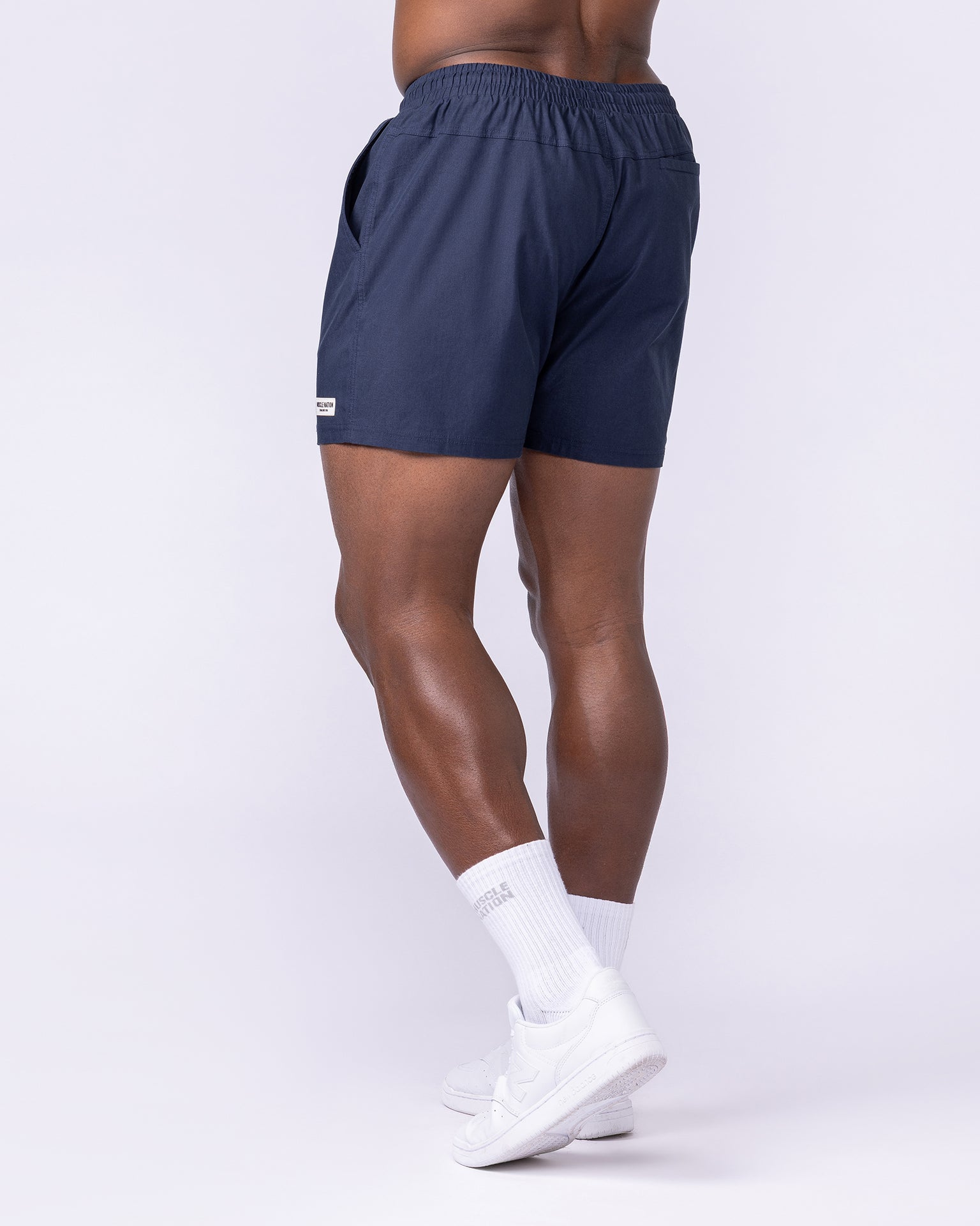 Daily 4" Shorts - Navy-Shorts-S-1125164NAVY-S-MNAPPRL46983-2-Muscle Nation