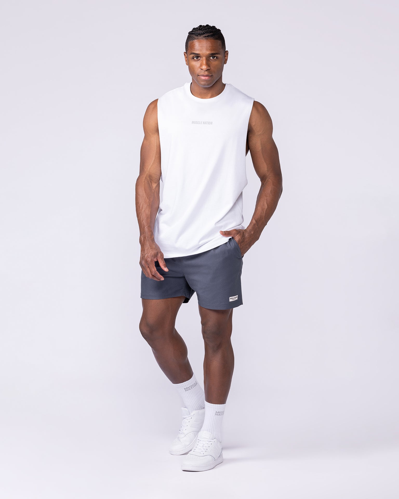 Daily 4" Shorts - Thunder-Shorts-S-1125164THNDR-S-MNAPPRL46990-6-Muscle Nation