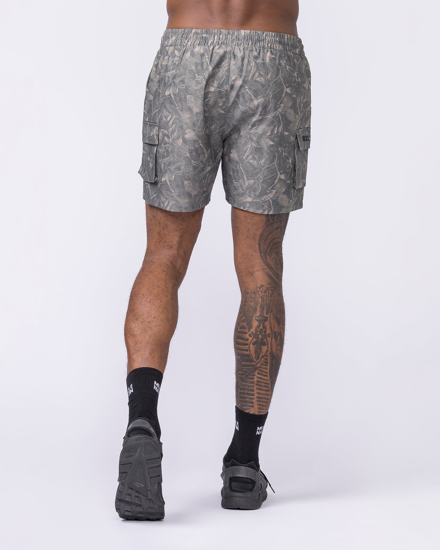 Daily Cargo 5" Shorts - Washed Tree Camo Grey