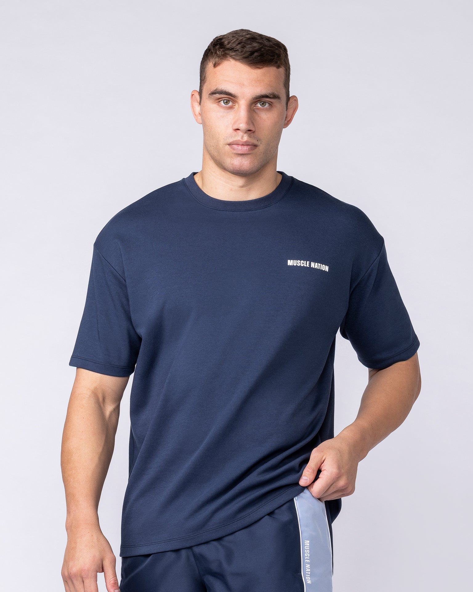 Daily Regular Fit Tee - Navy