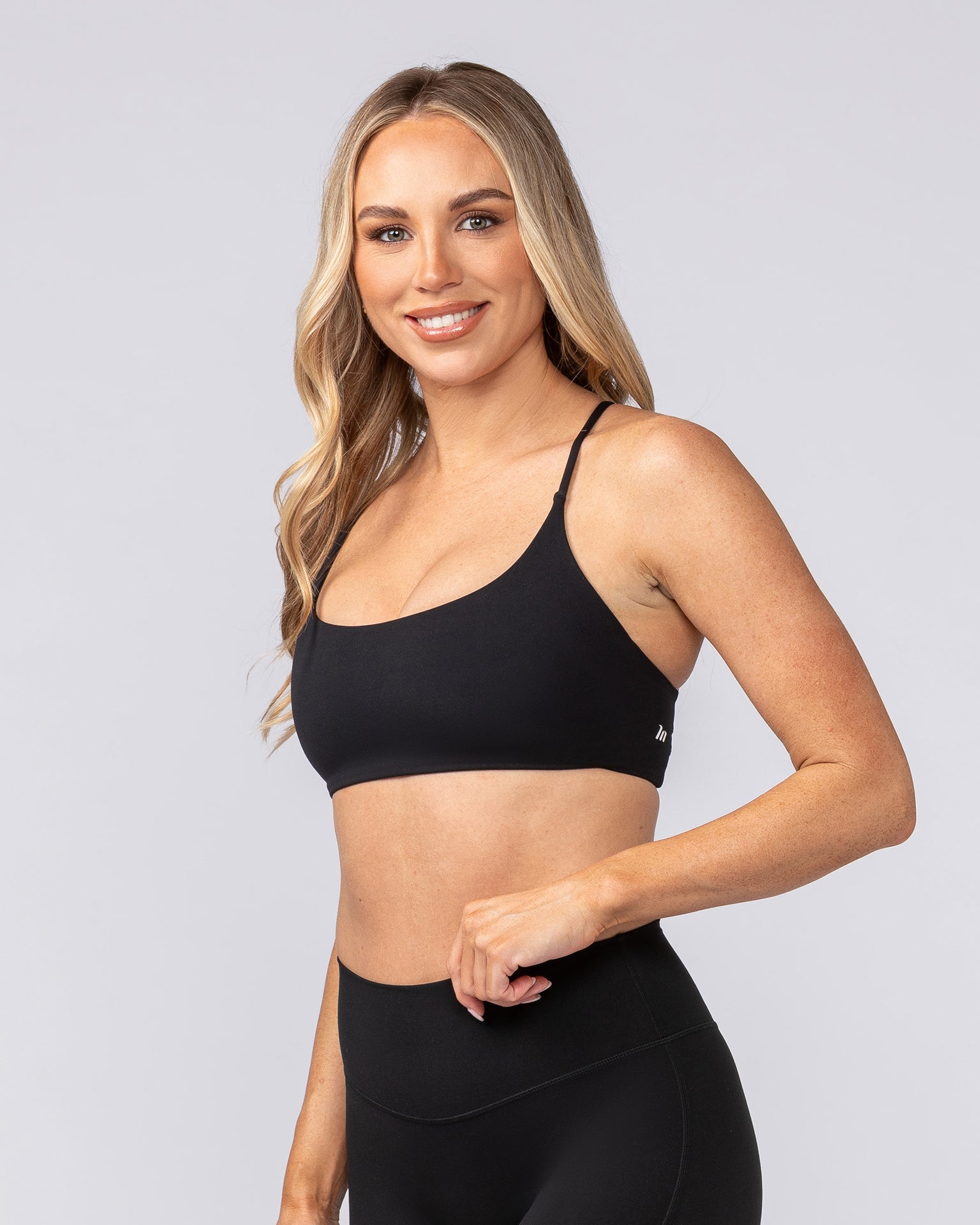 Darling Bralette - Black-Bralettes-XXS-082501BLK-XXS-MNAPPRL43611-3-Muscle Nation