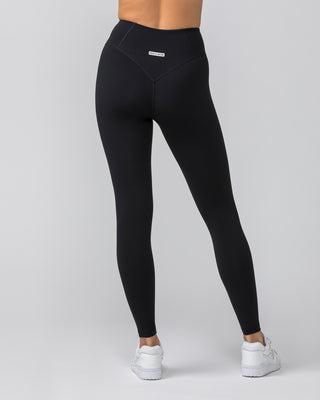 Contour Aura Full Length Leggings - Black-Leggings-XXS-042406BLK-XXS-MNAPPRL30082-2-Muscle Nation