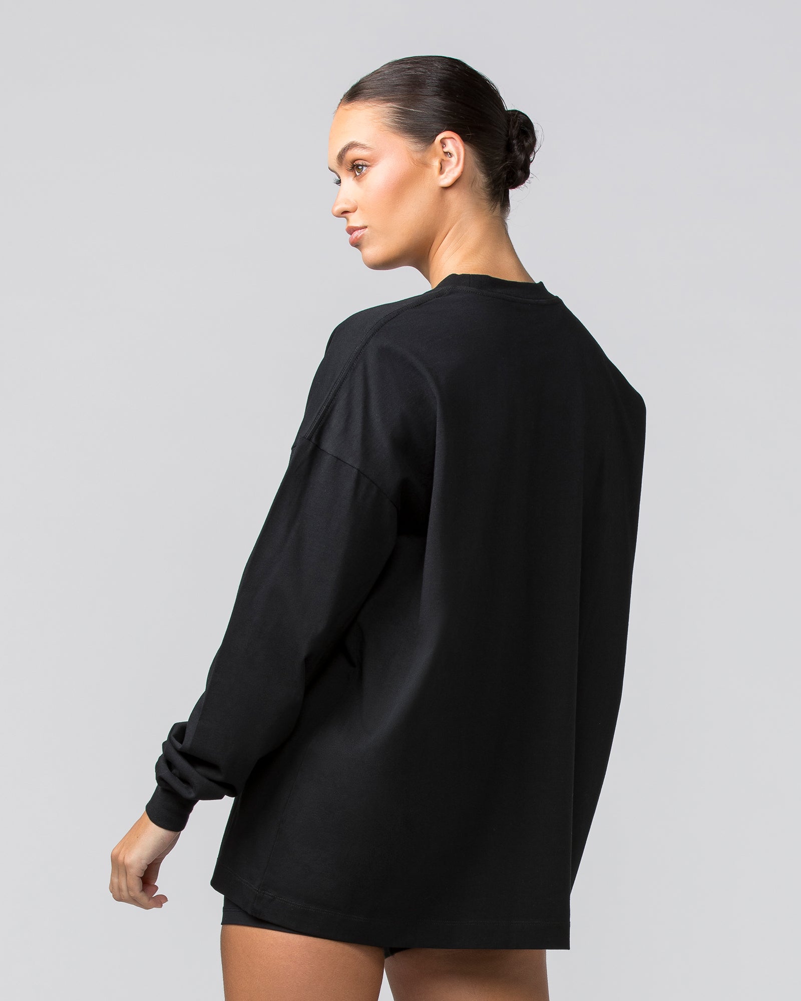 OG Oversized Long Sleeve Tee - Black