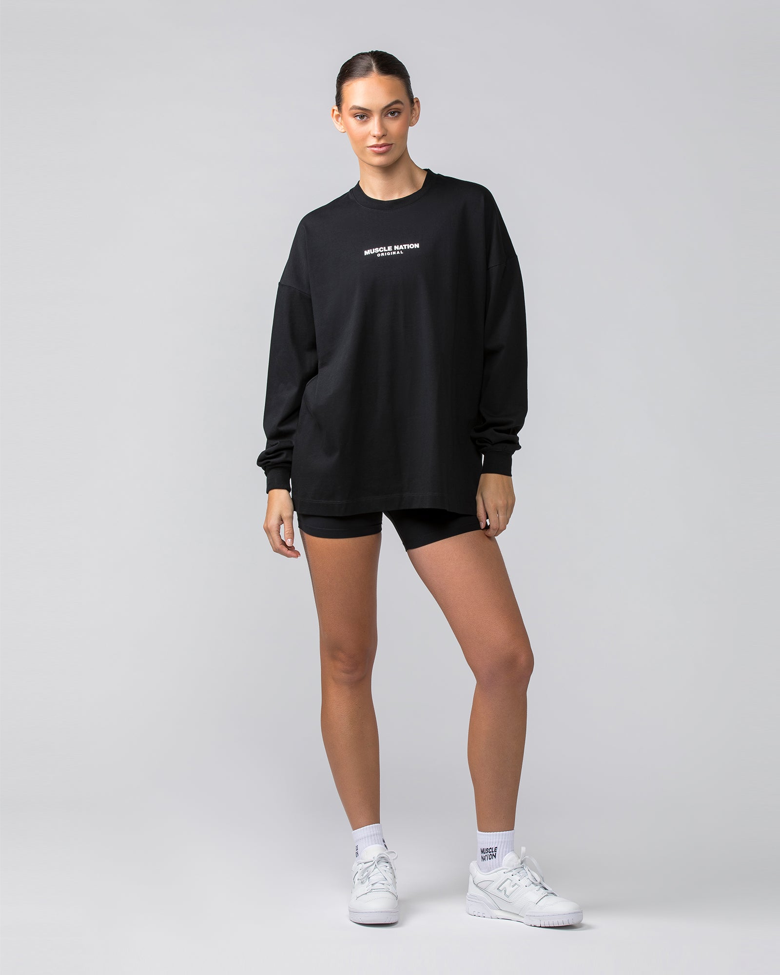 OG Oversized Long Sleeve Tee - Black