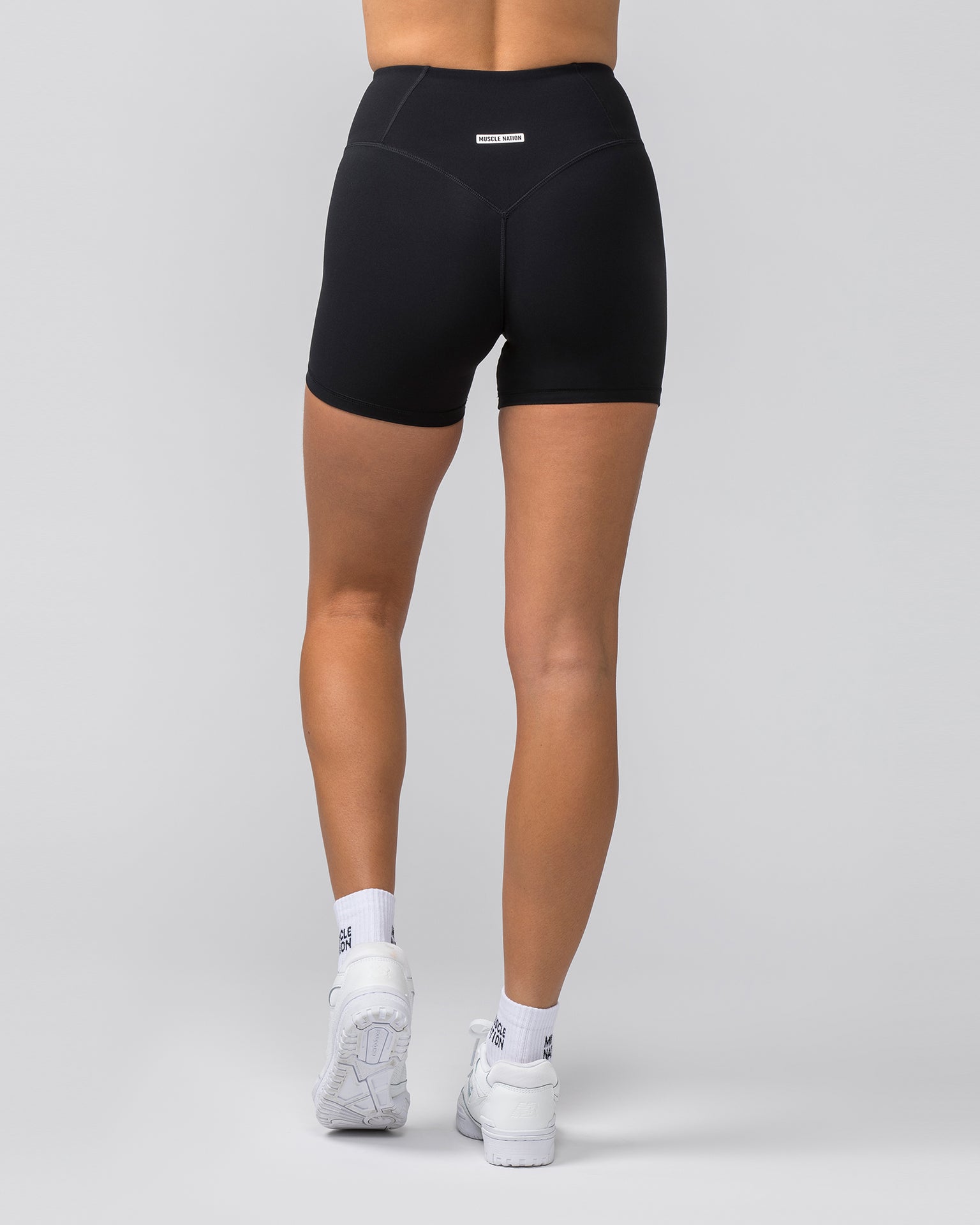 Contour Aura Midway Shorts - Black-Shorts-XXS-042404BLK-XXS-MNAPPRL30010-5-Muscle Nation