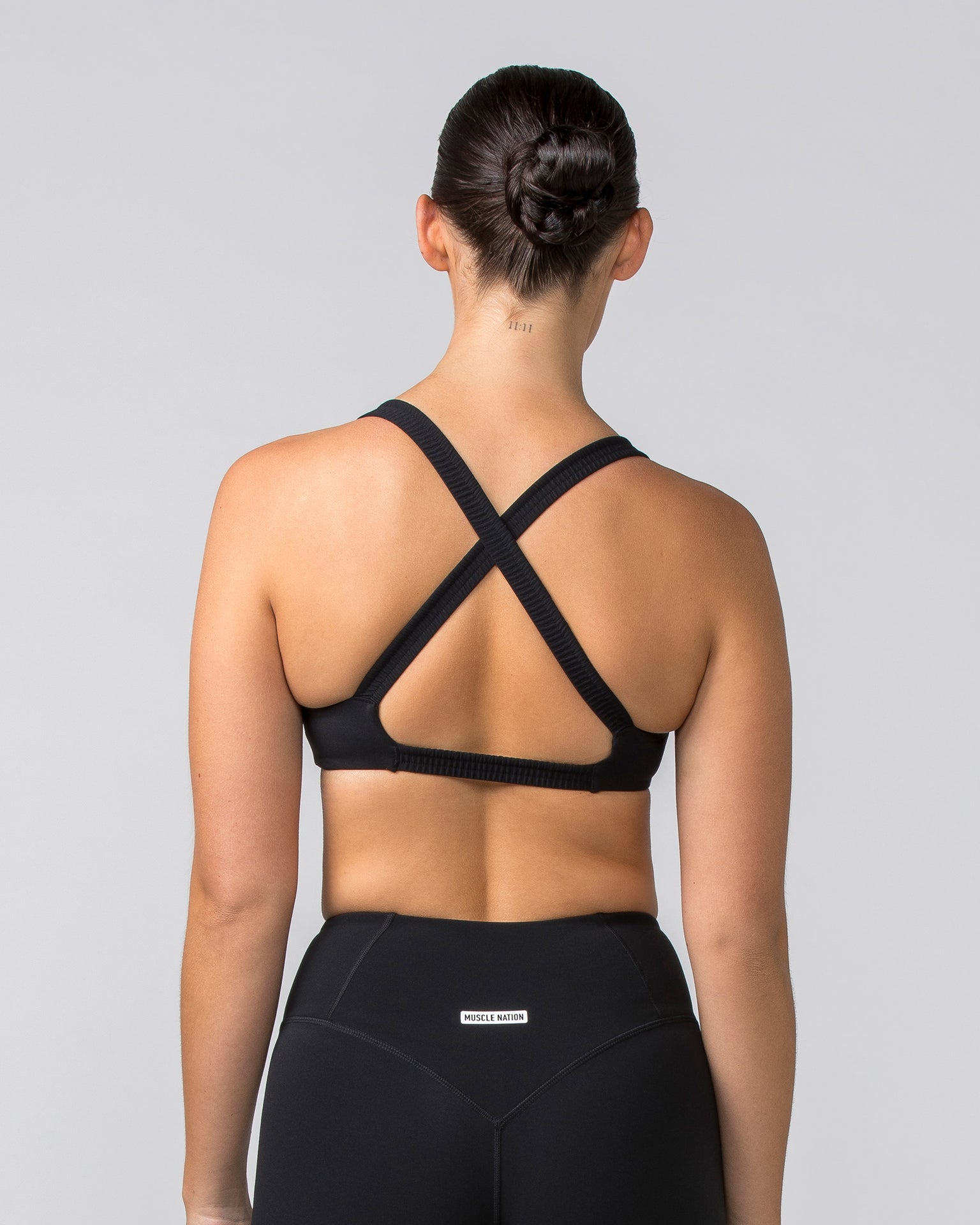 Scrunch Bralette - Black-Bralettes-XS-042403BLK-XS-MNAPPRL29978-5-Muscle Nation