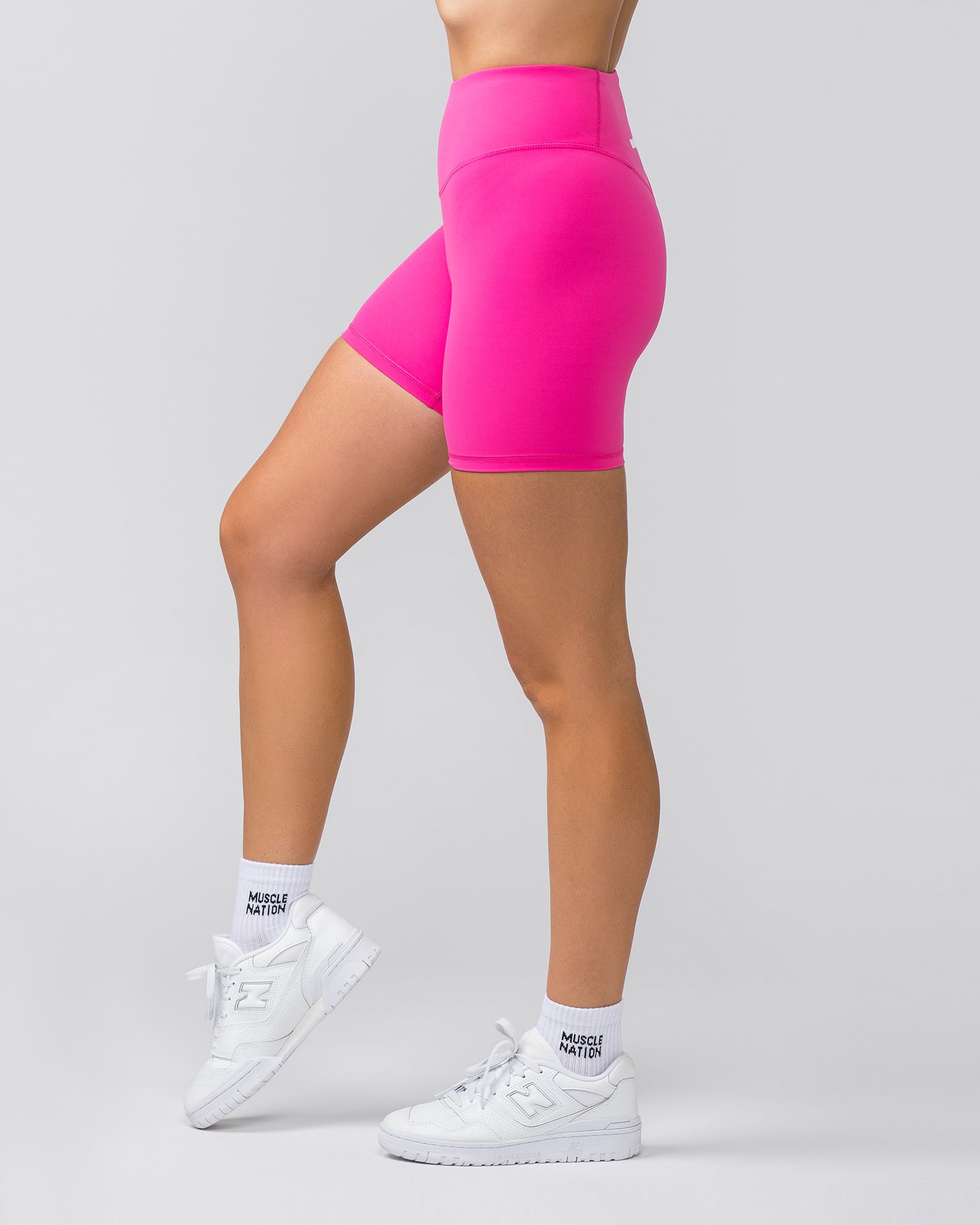 Contour Aura Bike Shorts - Luminous Pink-Shorts-XXS-042405LUMIPNK-XXS-MNAPPRL30073-3-Muscle Nation