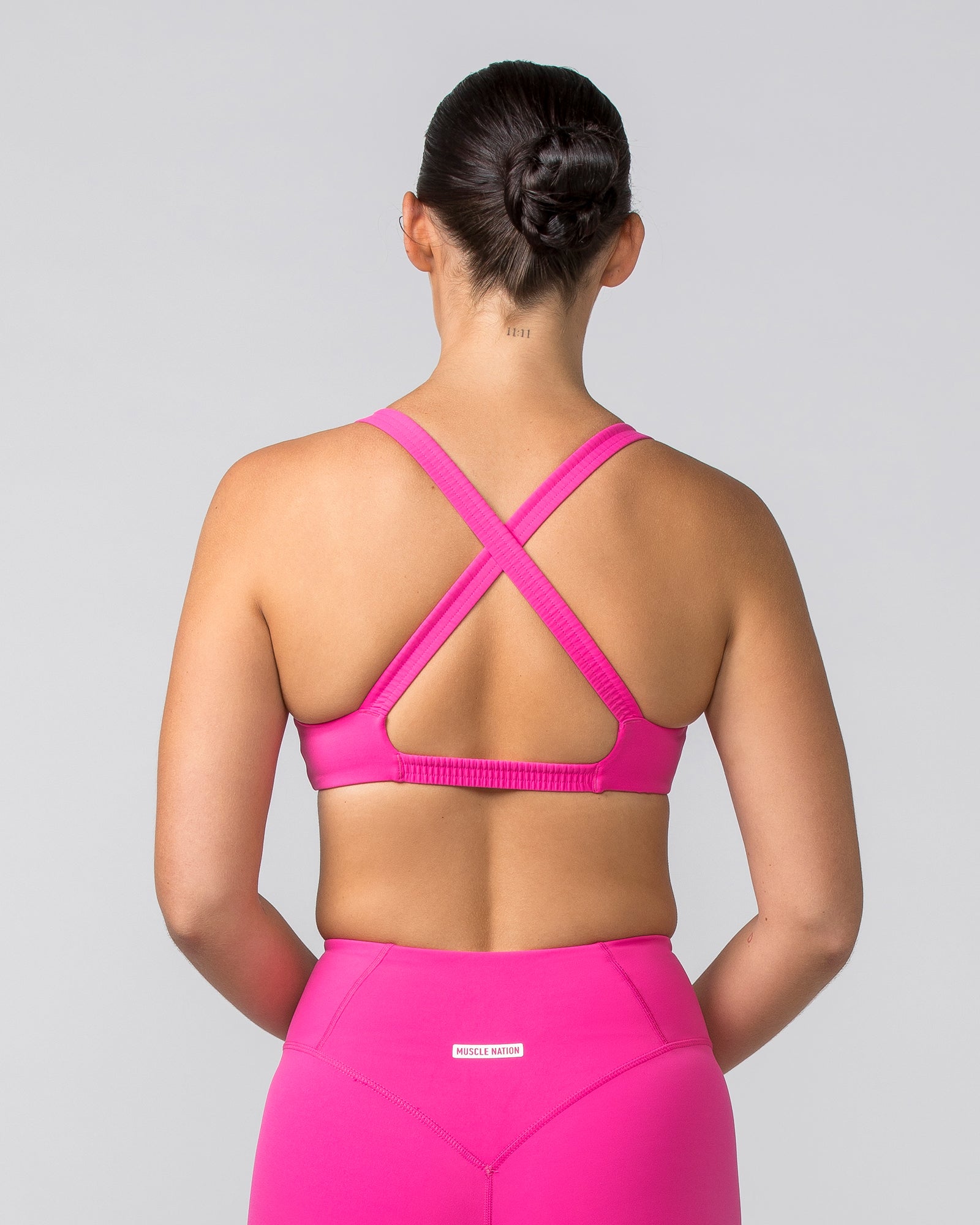 Scrunch Bralette - Luminous Pink