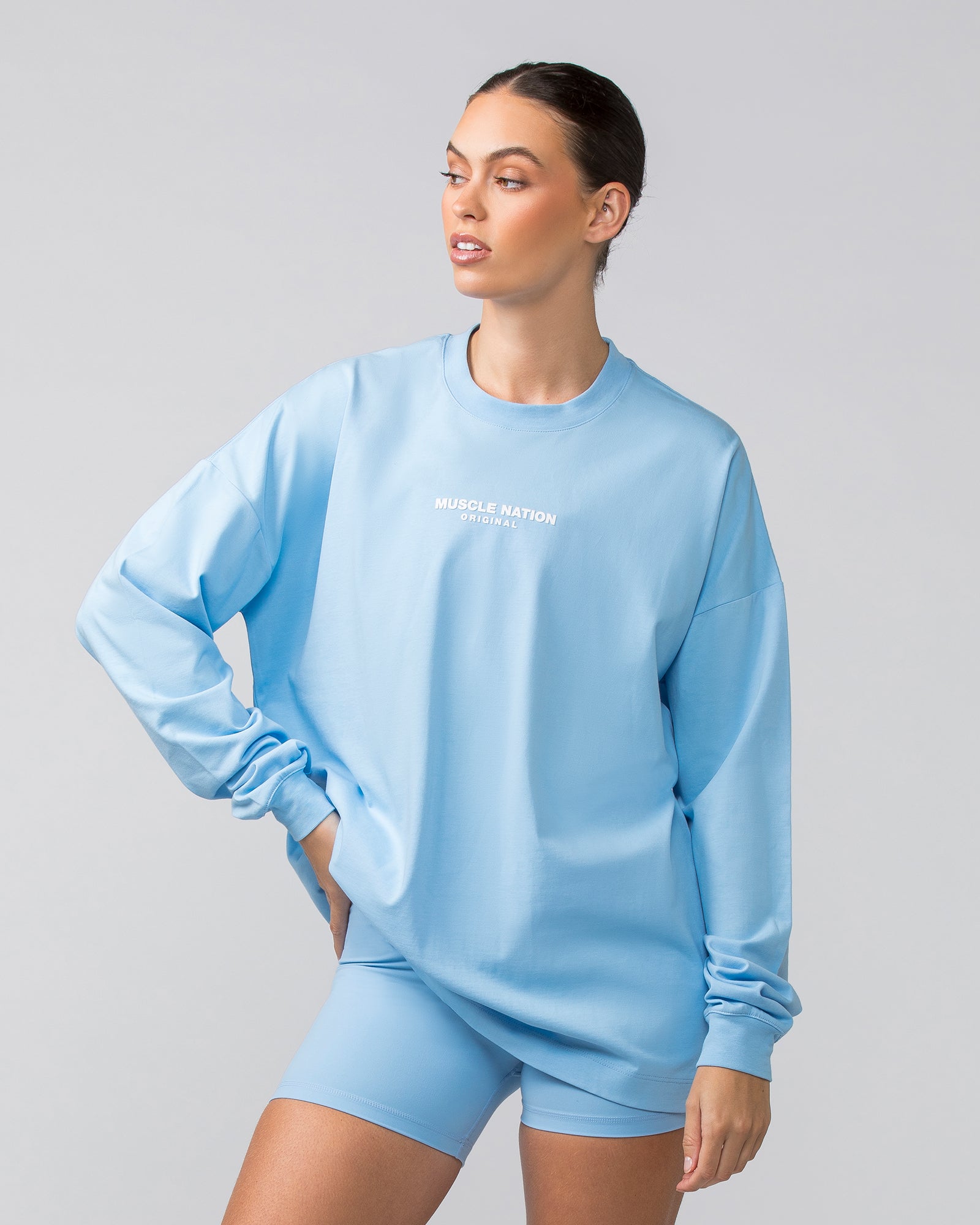 OG Oversized Long Sleeve Tee - Skyride