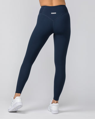 Contour Aura Full Length Leggings - Navy-Leggings-XXS-042406NAVY-XXS-MNAPPRL30091-1-Muscle Nation