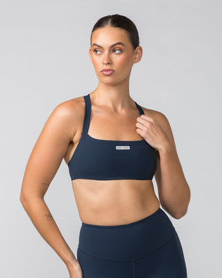 Scrunch Bralette - Navy-Bralettes-XS-042403NAVY-XS-MNAPPRL29986-1-Muscle Nation