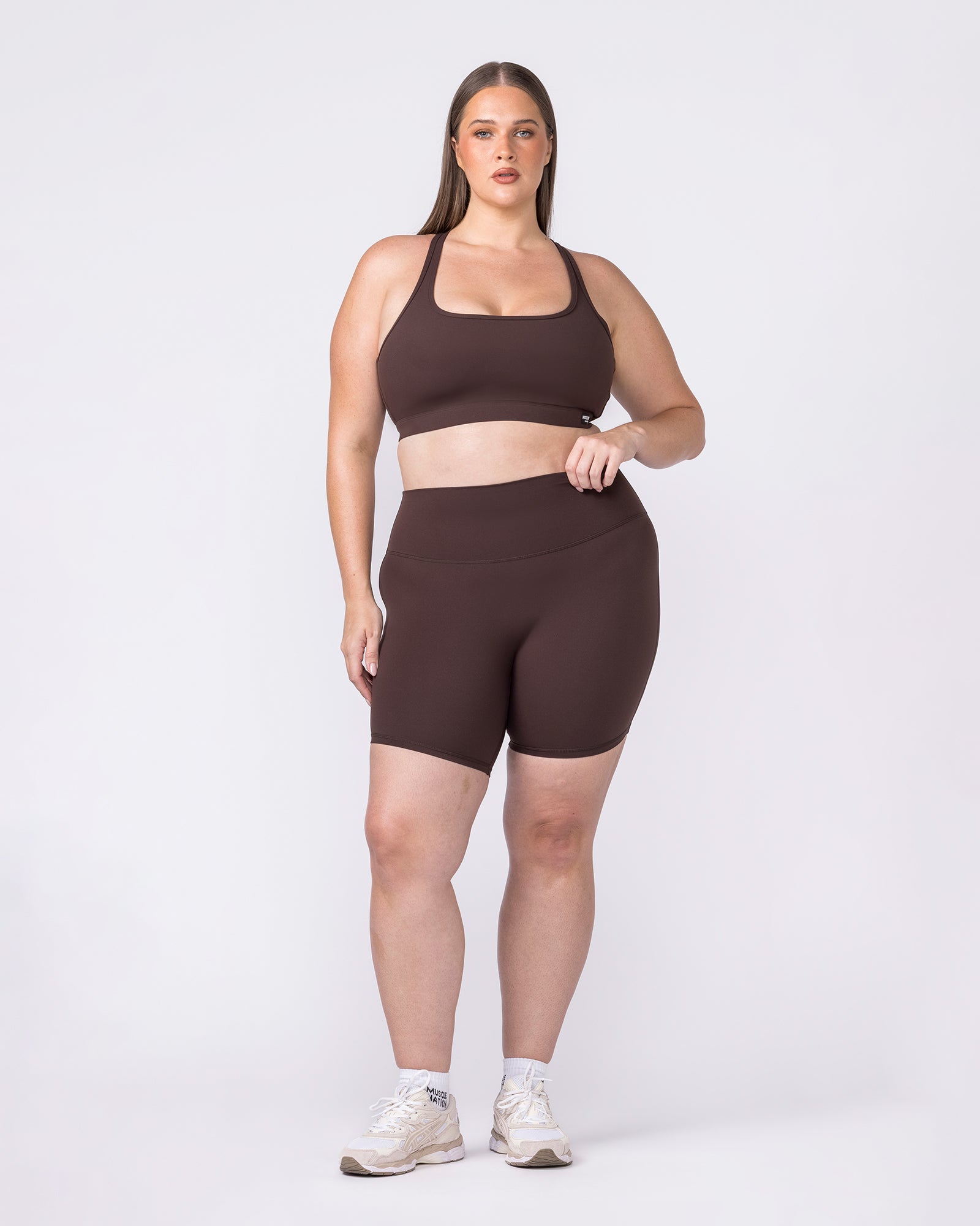 Desire Aura Bra - Cocoa-Sports Bras-XXS-032602COCOA-XXS-MNAPPRL49023-6-Muscle Nation