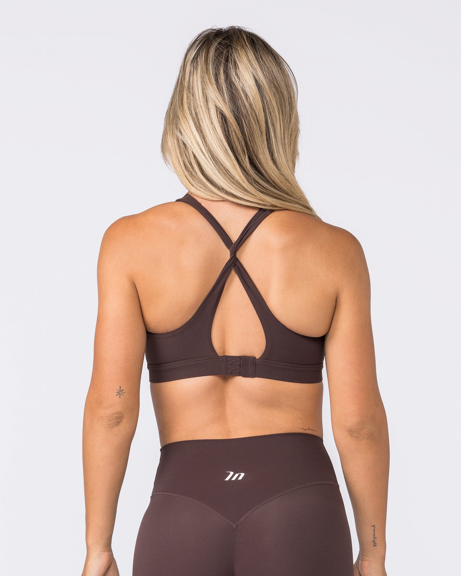 Desire Aura Bra - Cocoa-Sports Bras-XXS-032602COCOA-XXS-MNAPPRL49023-4-Muscle Nation