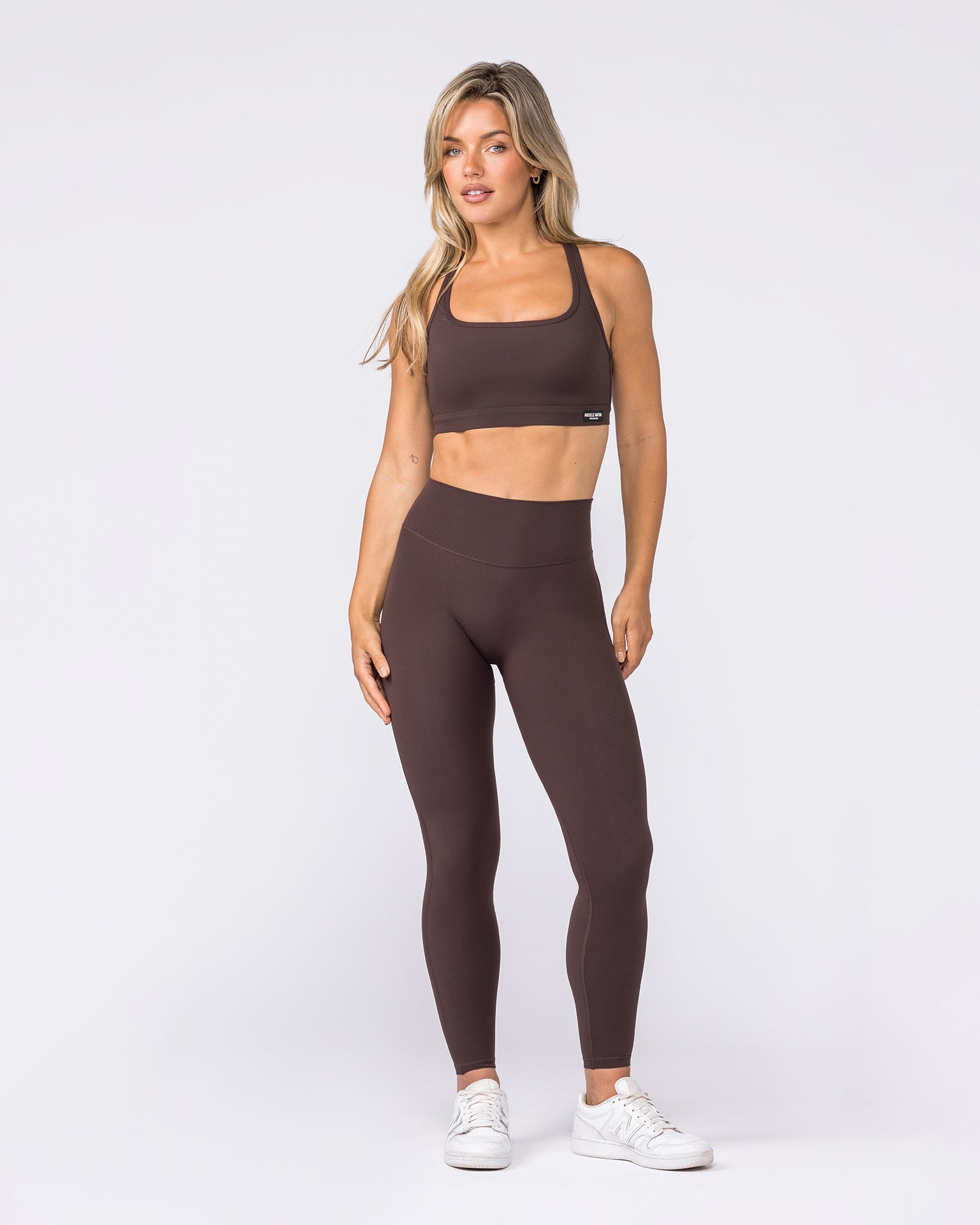 Desire Aura Bra - Cocoa-Sports Bras-XXS-032602COCOA-XXS-MNAPPRL49023-5-Muscle Nation