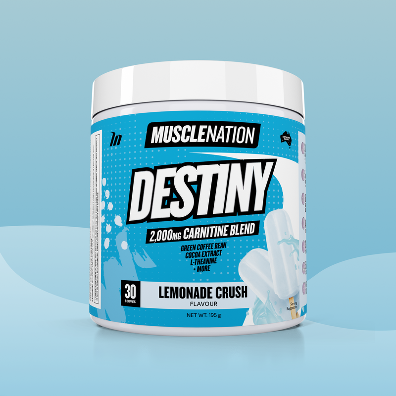 DESTINY Pre-Workout Burn - Lemonade Crush - 30 serves-Fat Burner-MNSUPPS0153-764460254181-1-Muscle Nation