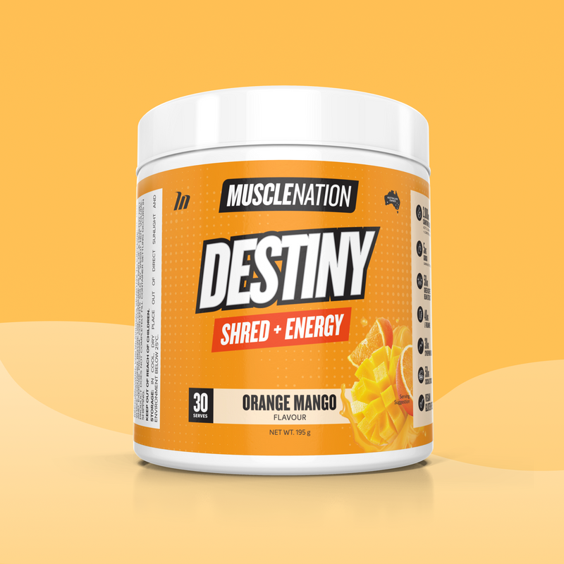 DESTINY Pre-Workout Burn - Orange Mango - 30 serves-Fat Burner-MNSUPPS0336-745114578174-1-Muscle Nation