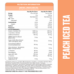 DESTINY Pre-Workout Burn Peach Iced Tea - Muscle Nation pre-workout fat burner, view 2