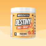 DESTINY Pre-Workout Burn Peach Rings - Muscle Nation pre-workout fat burner