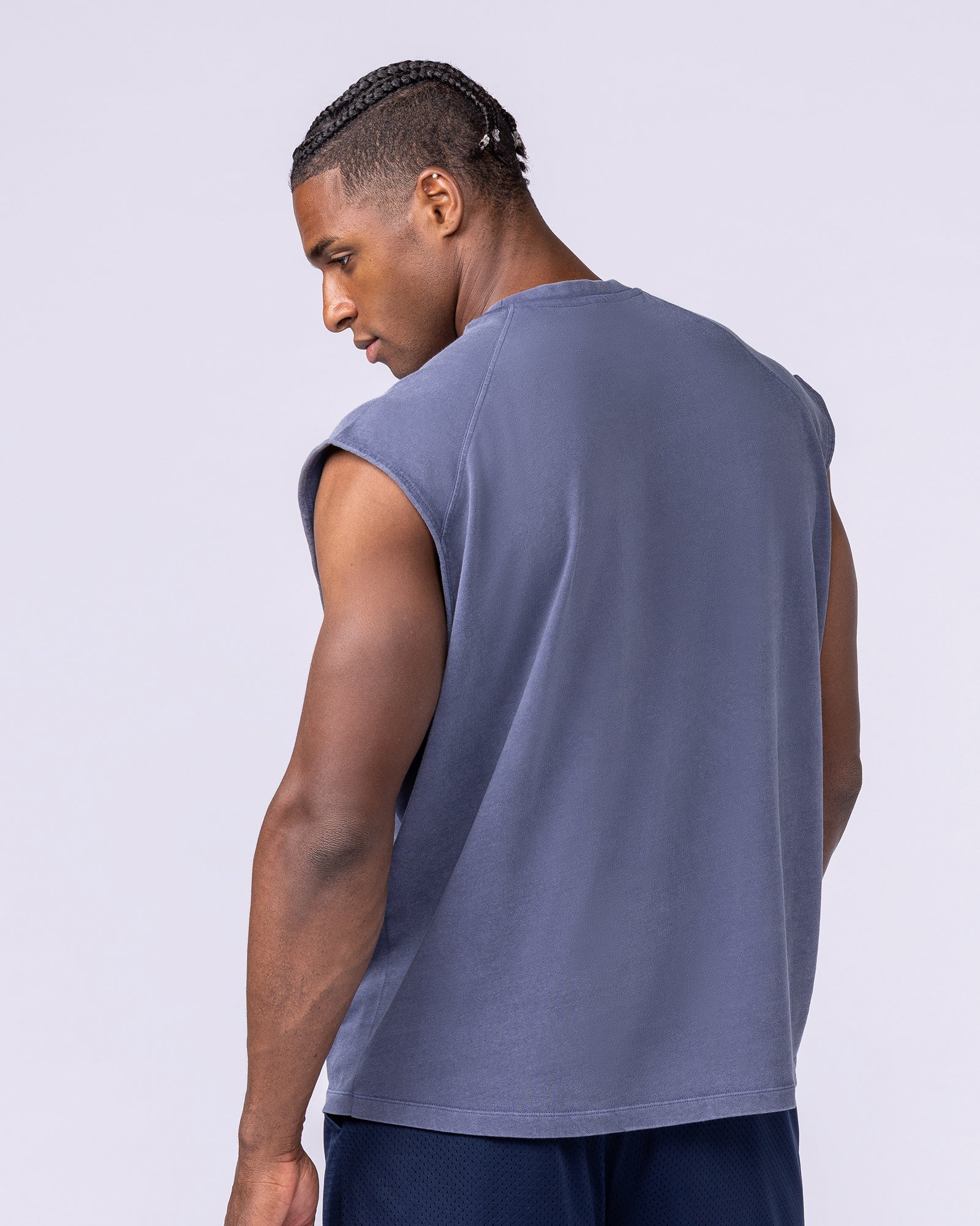 Doberman Vintage Boxy Muscle Tank - Washed Altantis-Singlets & Tanks-S-1125140WATLS-S-MNAPPRL47362-2-Muscle Nation