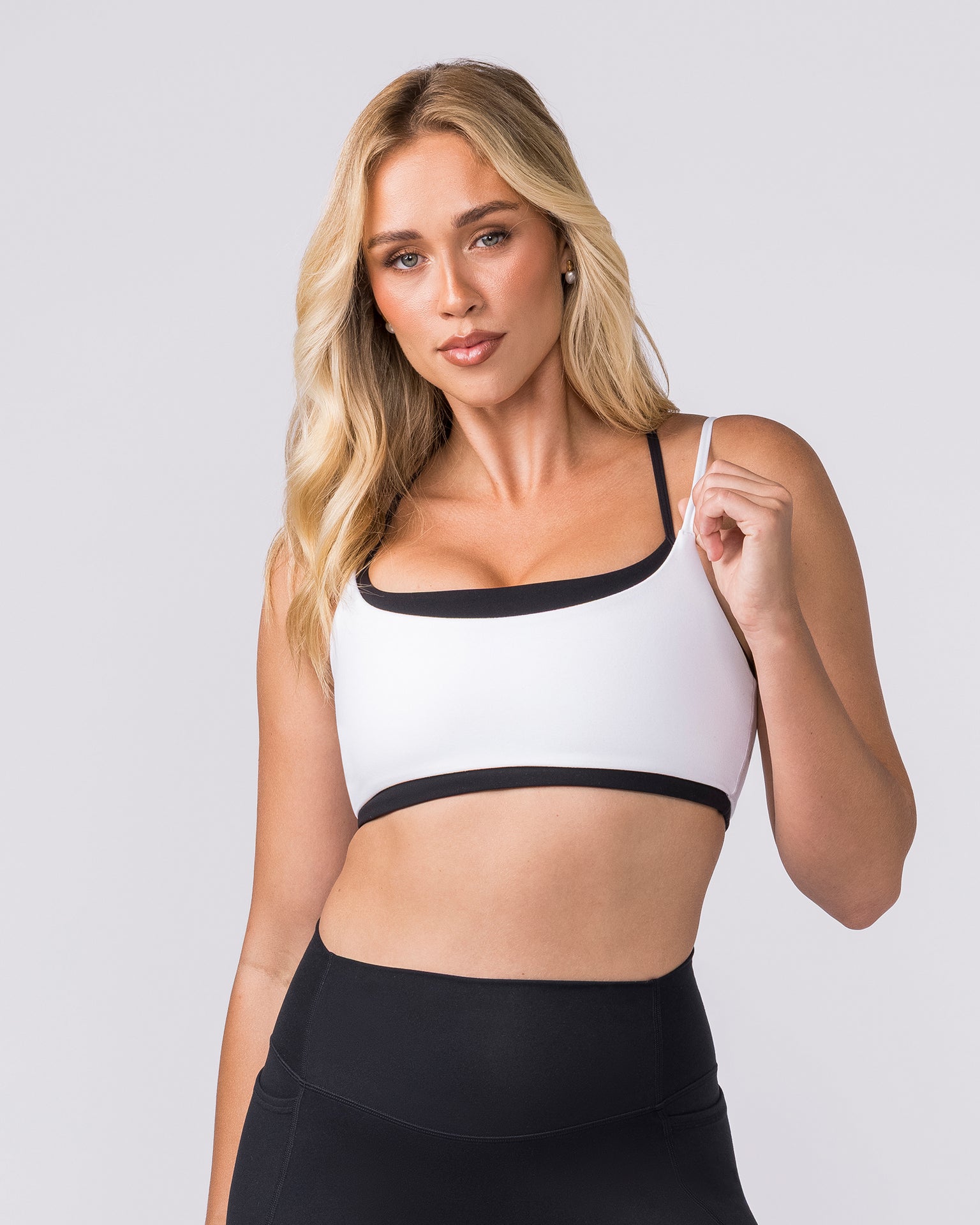 Duo Bralette - Black/White-Bralettes-XXS-042605BLKWHTE-XXS-MNAPPRL50014-3-Muscle Nation