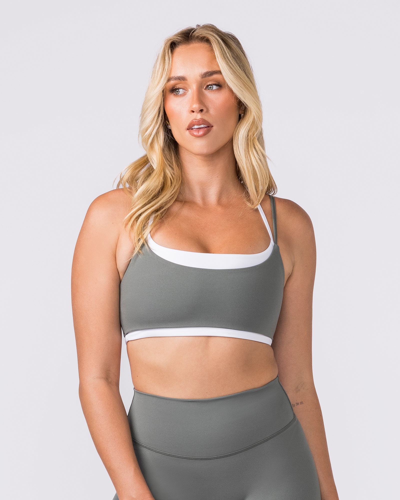 Duo Bralette - White/Botanica