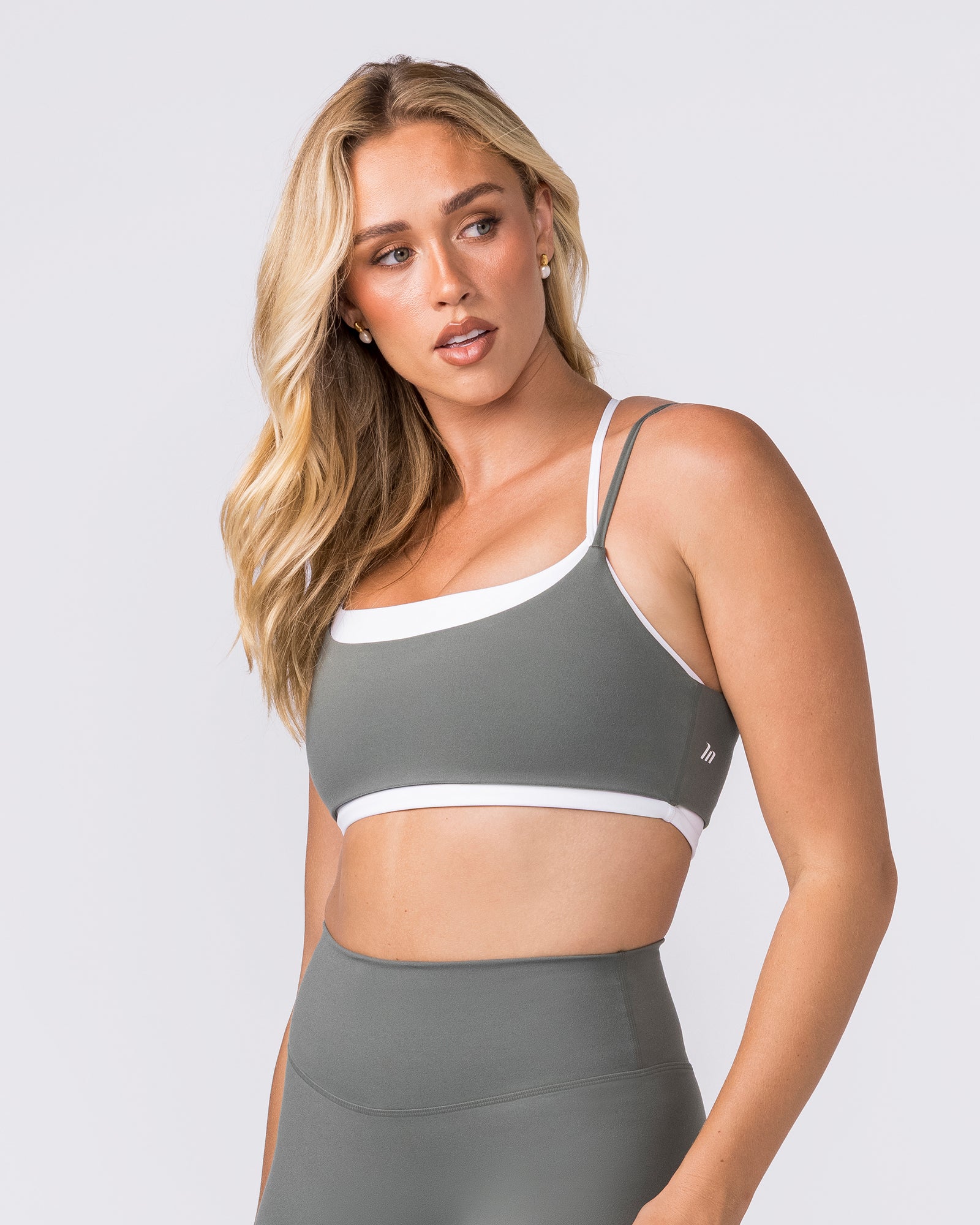Duo Bralette - White/Botanica