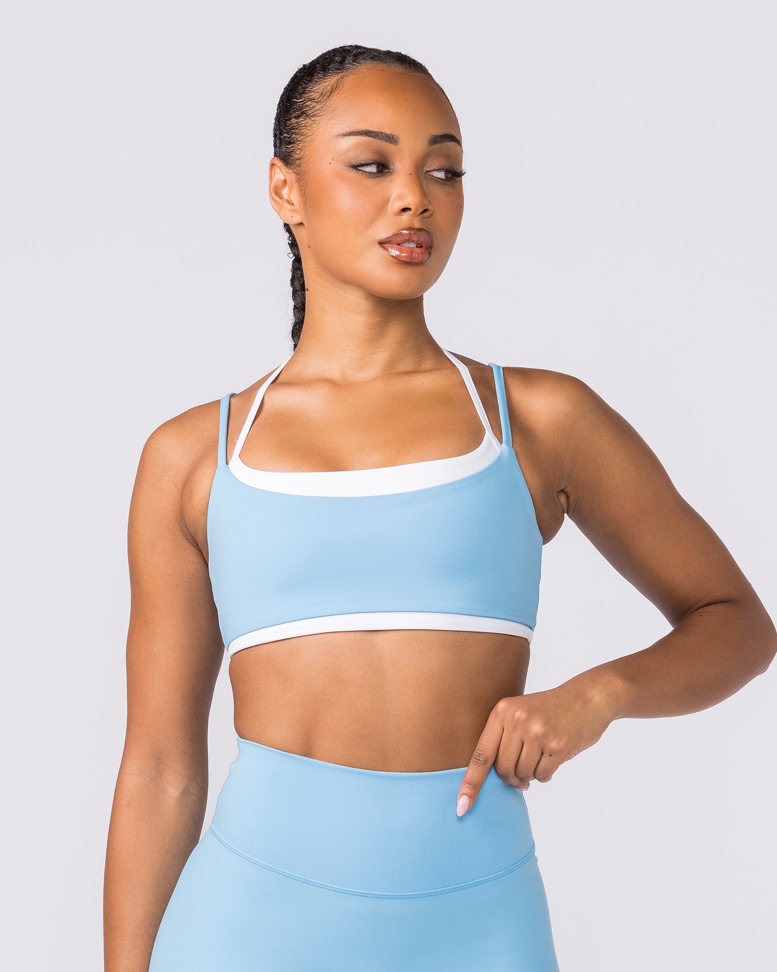 Duo Bralette - White/Frosted-Bralettes-XXS-042605WFRSTD-XXS-MNAPPRL49990-3-Muscle Nation