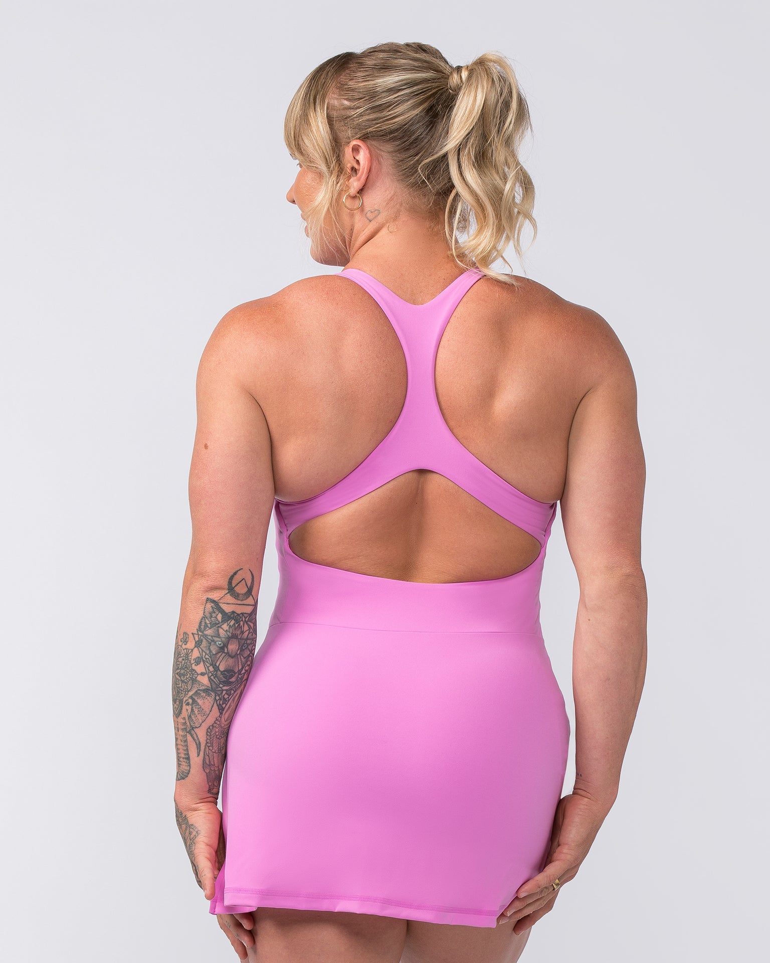 MN x Em King Aura Dress - Fondant Pink-Bottoms-XXS-082412FONPNK-XXS-MNAPPRL34558-6-Muscle Nation