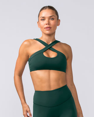 Luxe Bralette - Forest Green-Bralettes-XXS-062412FRSGRN-XXS-MNAPPRL31486-2-Muscle Nation