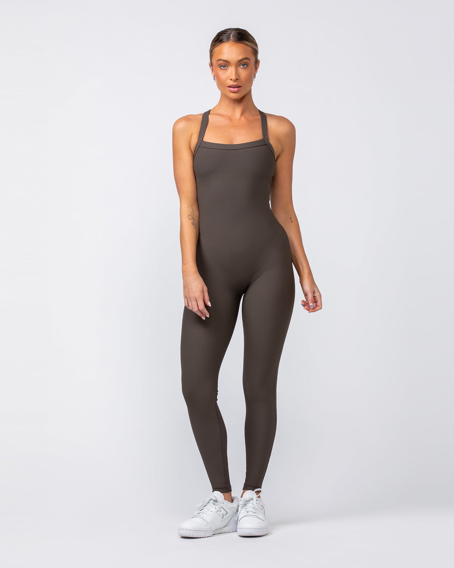 Adore Full Length One Piece - Deep Brown-One Piece-XXS-062409DEPBRN-XXS-MNAPPRL31477-3-Muscle Nation