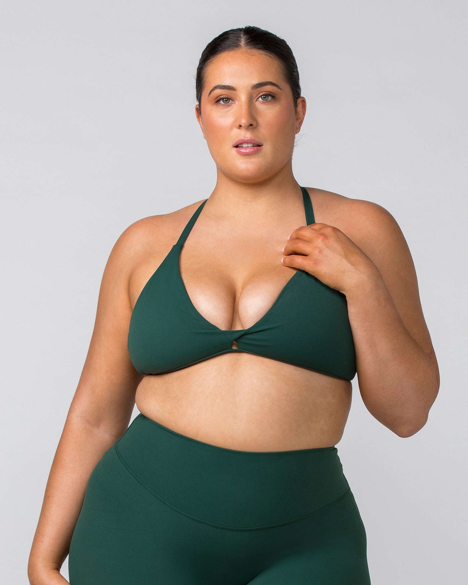 Aurora Bralette - Forest Green