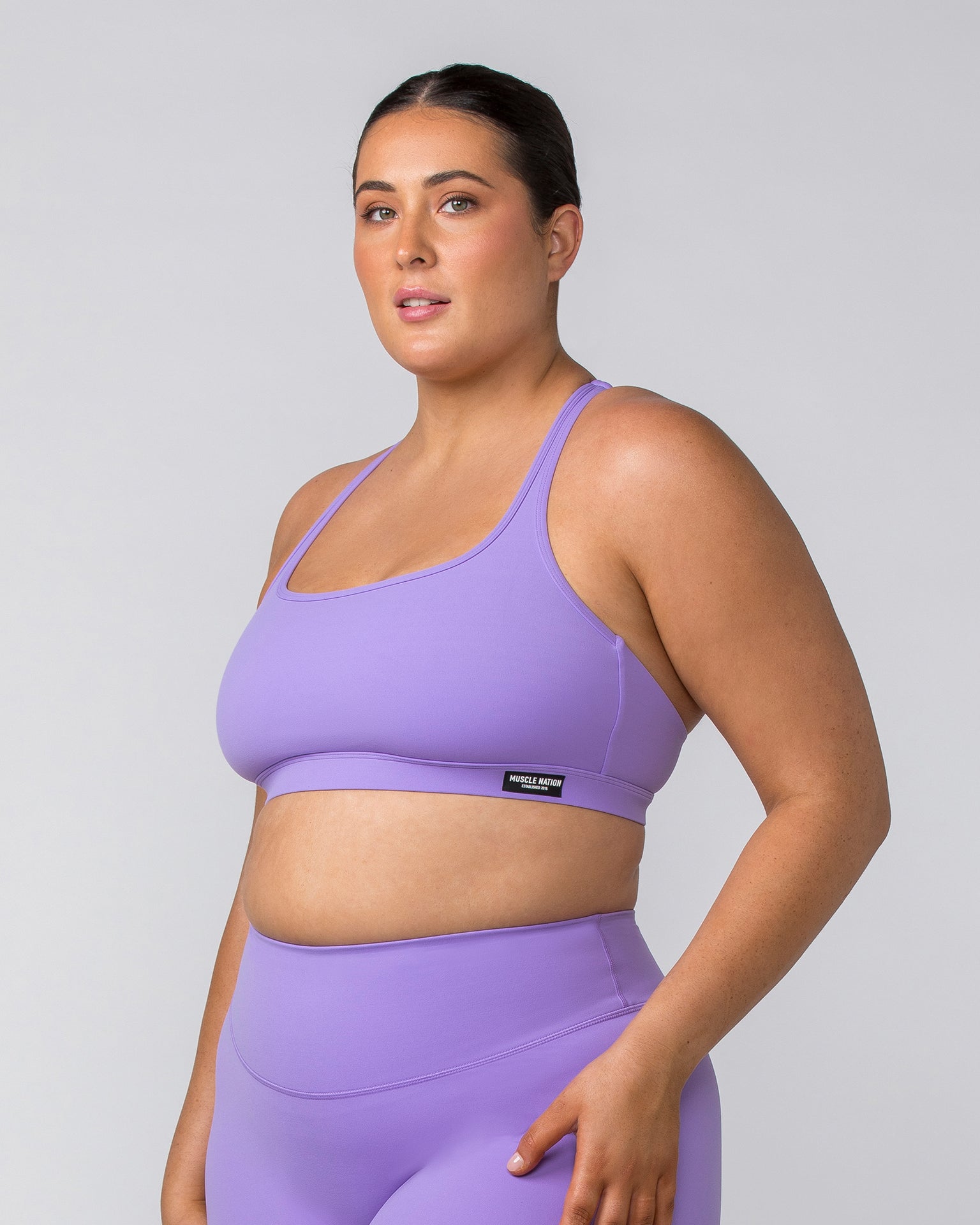 Desire Aura Bra - Orchid-Sports Bras-XXS-062408ORCD-XXS-MNAPPRL31432-3-Muscle Nation