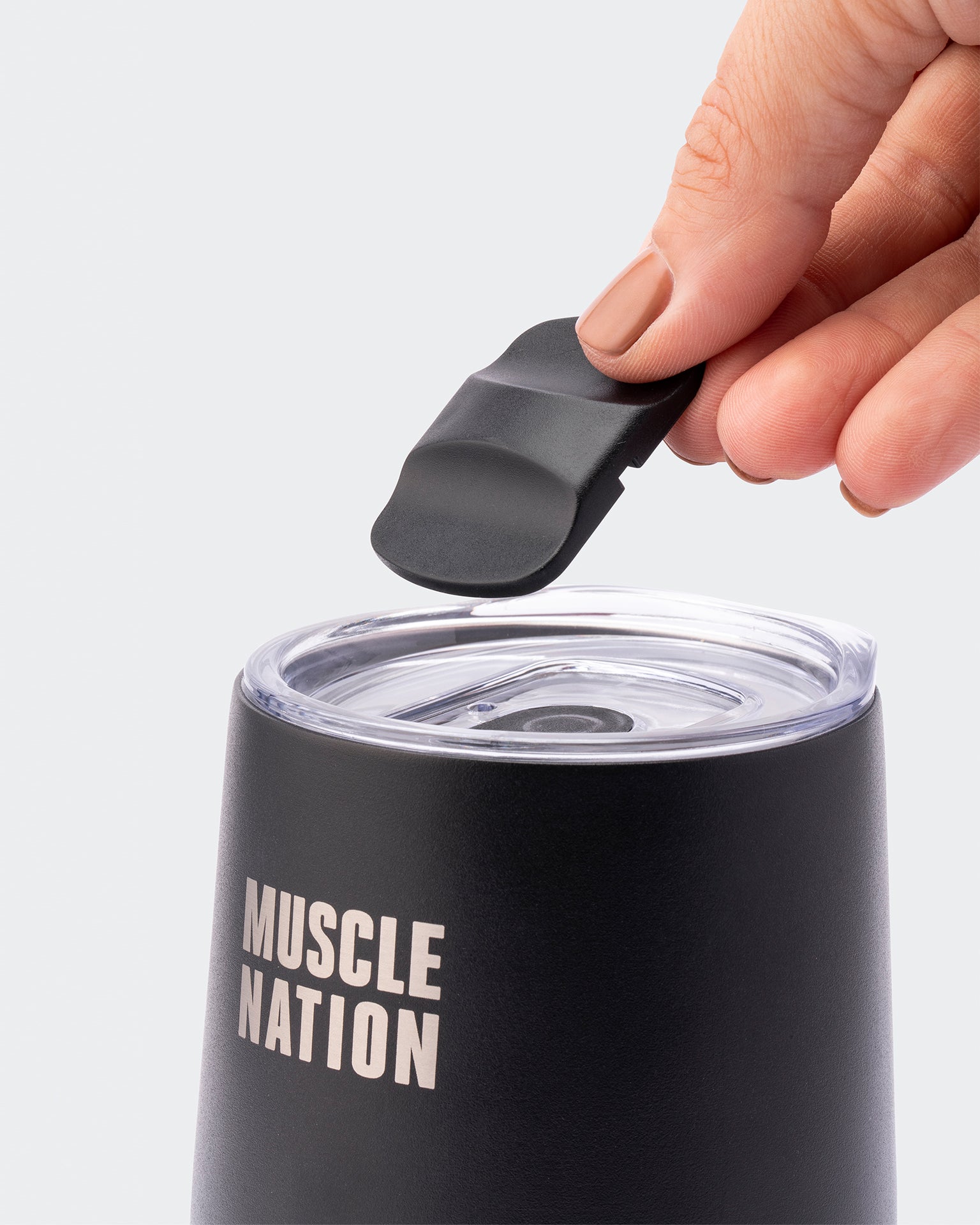 Thermal Cup - Black-Shakers & Bottles-ACC032425BLK-ONE-MNAPPRL29763-3-Muscle Nation