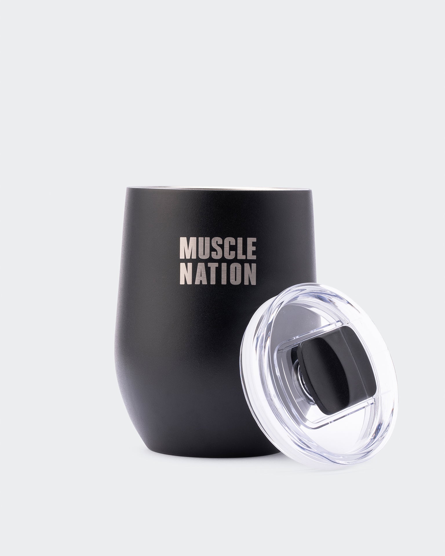 Thermal Cup - Black-Shakers & Bottles-ACC032425BLK-ONE-MNAPPRL29763-4-Muscle Nation