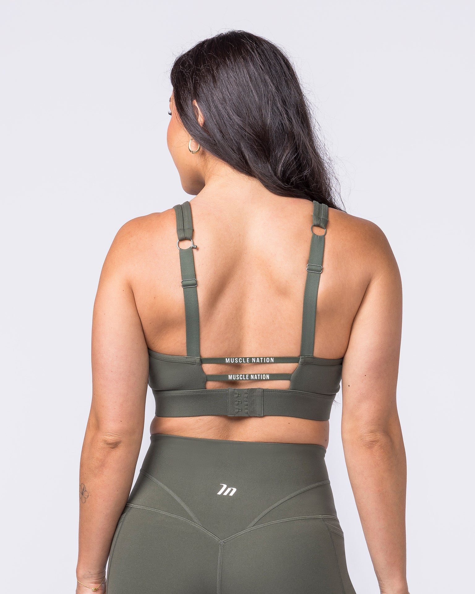 Elite Support Bra - Eucalyptus-Sports Bras-XS-022608EUYPTS-XS-MNAPPRL48422-9-Muscle Nation