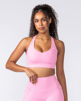 Elite Support Bra - Pink Frosting