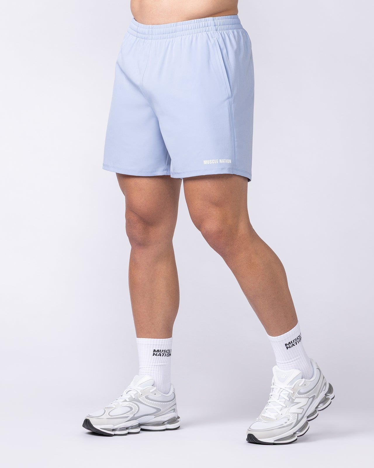 Essential Active 5" Shorts - Aero Blue